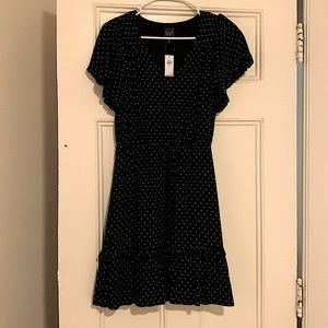 GAP flutter sleeve mini dress - POCKETS and drawstring waist